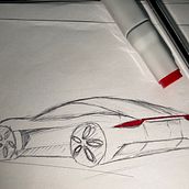 Mi proyecto del curso: Diseño de automóviles: el boceto. Design, Industrial Design, Product Design, and Sketching project by Alejandro Plata - 10.22.2024