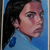 Il mio progetto del corso: Ritratti espressivi a olio: impara a dipingere "alla prima". Fine Arts, Painting, and Oil Painting project by manu_ela78 - 11.25.2024