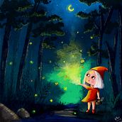 My project for course: Children’s Illustration with Procreate: Paint Magical Scenes. Children's Illustration, Digital Illustration, Digital Painting, and Picturebook project by glnydnn888 - 10.26.2024