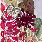 Mon projet du cours : Aquarelle florale créative : renouez avec la nature. Un progetto di Illustrazione botanica, Illustrazione tradizionale, Pittura e Pittura ad acquerello di logarcat - 27.10.2024