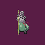 Proyecto final del curso: Introducción al diseño de personajes en pixel art. Character Design, Video Games, Pixel Art, and Game Design project by diegoacunal - 10.27.2024