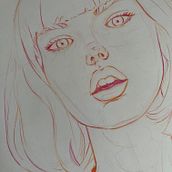 Mi proyecto del curso: Dibujo de retratos llamativos con lápices de colores. Colored Pencil Drawing, Drawing, Portrait Drawing, and Sketchbook project by Eli Antonino - 10.28.2024