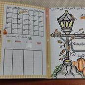 Mi Bullet Journal de Noviembre de 2024. Arts, Crafts, DIY, H, Lettering, Traditional illustration, Lettering, Management, Productivit, Design, and Design Management project by puuurplemary - 10.28.2024