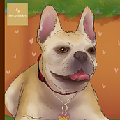 Ilustración Personalizada de Mascota. Un progetto di Illustrazione digitale di Aylin Herrera - 27.10.2024