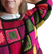 Il mio progetto del corso: Quadrati all'uncinetto: crea un maglione tutto tuo. Crochet, DIY, Fashion Design, Fiber Arts, and Textile Design project by luisa_t - 10.29.2024