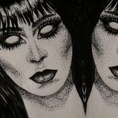 My project for course: Blackwork Tattoo Design. Projekt z dziedziny Projektowanie tatuaż, Trad, c, jna ilustracja, Ilustracja c i frowa użytkownika Rox Dumitrascu - 26.10.2024