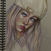 My project for course: Vibrant Portrait Drawing with Colored Pencils Ein Projekt aus dem Bereich Zeichnen mit Buntstiften, Zeichnung, Porträtzeichnung und Sketchbook von mayjuly760 - 19.09.2024