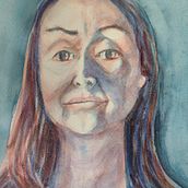 Autoretrato en acuarela . Un projet de Beaux Arts de Amelia Barreda - 29.10.2024