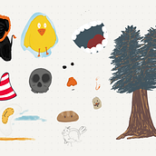 Mi proyecto del curso: Técnicas de ilustración para desbloquear tu creatividad. Fine Arts, Design, Traditional illustration, Painting, Creativit, Creating with Kids, and Sketchbook project by Aarón Rodríguez - 10.30.2024