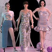 My project for course: Introduction to 3D Fashion Design with CLO. Un projet de Conception 3D, Animation, Conception numérique, St, lisme, Confection de patrons et vêtements , et Vidéo de Elena Pistol - 31.10.2024