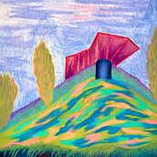 Mon projet du cours : Dessin de paysage aux pastels : jouez avec la lumière. Artistic Drawing, Drawing, Fine Arts, Traditional illustration, and Pencil Drawing project by Jeanne Macheret - 10.31.2024