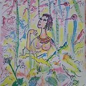 Mi proyecto del curso: Dibujo a mano alzada con acrílico y acuarela. Acr, lic Painting, Drawing, Sketchbook, Sketching, and Watercolor Painting project by Carlos Baena - 10.31.2024