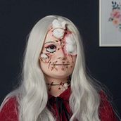 My project for course: 3D Prosthetic Makeup: Realism in Fantasy. Makeup project by Geonna Snyder - 10.31.2024