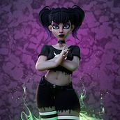 Mi proyecto del curso: Zbrush: modelado de un personaje estilizado - Lilith . % Gerard Martínez Sánchez tarafından hazırlanan 3D, 3D Karakter Tasarımı, 3D Modelleme, Ve Karakter Tasarımı projesi - 10.31.2024