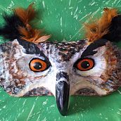 Papier Mache Tekniği ile Yaptığım Baykuş Kuklası. Creativit, Upc, cling, Art To, s, and Paper Craft project by Ş. Ceylan Özen - 07.31.2024