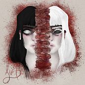 Split. Digital Painting project by Shané Richter - 10.29.2024