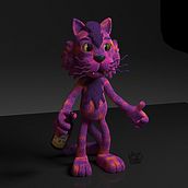 Colección de mis 3D 🤖🐈🐕. Un proyecto de Modelado 3D y Diseño de personajes 3D de Carlos Daniel Perez - 01.11.2024