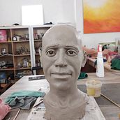 The first and only one sculpture I made. La première et seule sculpture que j'ai faite.. Sculpture project by Alain - 07.26.2024