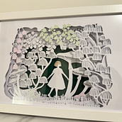 My project for course: Paper Cutting: Create Paper Scenes with Depth. Bookbinding, Children's Illustration, Arts, Crafts, DIY, Traditional illustration, Paper Craft, Stor, and telling project by zahra79 - 11.01.2024