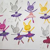 Mi proyecto del curso: Block printing para ilustración. Un progetto di Illustrazione infantile, Artigianato, Belle arti, Illustrazione tradizionale, Stampa, Stor, telling e Incisione di Nur Gidi - 29.10.2024