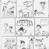 My project for course: Autobiographical Comic Book: Illustrate Your Experiences. Comic, Comunicação, Ilustração digital, Ilustração tradicional, Ilustração com tinta, Narrativa, Desenho a lápis, Stor, telling, e Escrita projeto de maya.jayaram11 - 29.10.2024