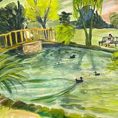 My project for course: Pictorial Sketchbook with Gouache. Esboçado, Desenho, Ilustração tradicional, Ilustração arquitetônica, Sketchbook, e Pintura guache projeto de martasanto92 - 02.11.2024