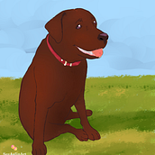 Ilustración Personalizada de Mascota. Un progetto di Design e Illustrazione digitale di Aylin Herrera - 30.10.2024