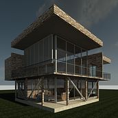 Proyecto del curso: Diseño y modelado arquitectónico 3D con Revit. Projekt z dziedziny 3D,  Architektura, Architektura c, frowa, Architektura wnętrz,  Modelowanie 3D i Wizualizacja architektoniczna użytkownika Jimmy Guajardo - 03.11.2024
