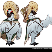 Ptarmigan Character Concept Art. Digital Drawing, Character Design, and Concept Art project by arthurb - 08.29.2024