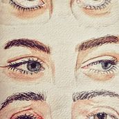 Mi proyecto del curso: Dibujos con acuarela: cómo pintar ojos expresivos I. Fine Arts, Painting, Portrait Drawing, and Watercolor Painting project by oligardom3 - 11.04.2024