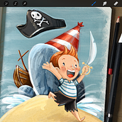 My project for course: Procreate Illustration: Sketching Techniques for the Everyday . Un proyecto de Diseño de personajes, Ilustración infantil, Dibujo digital, Ilustración digital y Dibujo de Nádia Ferreira - 05.11.2024