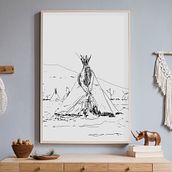 Tipi. Un projet de Illustration traditionnelle, Dessin artistique , et Dessin numérique de Laura Jiménez Ruiz - 12.07.2022