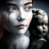 La fille de porcelaine. Un progetto di Fotomontaggio di David Petznick - 25.11.2024