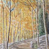 Mi proyecto del curso: Paisajes naturales en acuarela Ein Projekt aus dem Bereich Bildende Künste, Malerei und Aquarellmalerei von Angeles - 05.11.2024