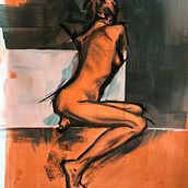 My project for course: Contemporary Drawing of the Human Figure. Acr, lic Painting, Artistic Drawing, Drawing, Figure Drawing, Fine Arts, and Traditional illustration project by Alecia Moriarty - 11.03.2024