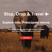 Página de reserva - Stop, Drop & Travel. CSS, HTML, JavaScript, Web Design, Web Development, Programming, Cop, writing, and SEO project by Andrea Tejero - 11.06.2024