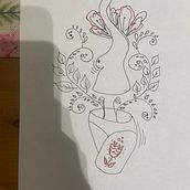 My project for course: Fine Line Tattoo Design: Symbolism and Magic. Creativit, Design, Drawing, Traditional illustration, Pencil Drawing, and Tattoo Design project by Alexandra Andrea Somesan - 11.07.2024