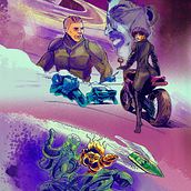 My project for course: Cover Art Illustration with Pencil, Ink, and Digital Painting. Digital Illustration, Digital Painting, Drawing, Ink Illustration, and Pencil Drawing project by Ric Garcia - 11.07.2024