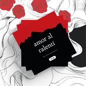 amor al ralentí. Un proyecto de Ilustración digital y Diseño editorial de Andrea Espino Pineda - 01.01.2023
