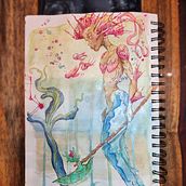 Ink and Watercolor  Artist. Un proyecto de Pintura a la acuarela, Ilustración con tinta y Dibujo de Daniel Morales - 08.11.2024