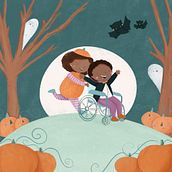 Halloween. Digital Illustration, Children's Illustration, and Character Design project by Janyne Azevedo - 10.31.2024