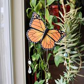 Polymer Clay Monarch Butterfly Clay Cane. Arts, and Crafts project by Brianca Thornton (Bellis Botanicals) - 11.08.2024