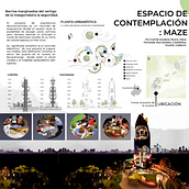 Espacio de contemplación Maze. Design, Architecture, and Spatial Design project by Estefhany Dueñez Calderón - 11.08.2024