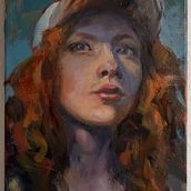 Mein Abschlussprojekt für den Kurs: Moderne Porträtmalerei mit Ölfarben. Fine Arts, Traditional illustration, Oil Painting, and Painting project by Axel Jung - 11.07.2024