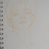 Mi proyecto del curso: Dibujo de retratos llamativos con lápices de colores. Un proyecto de Dibujo con lápices de colores, Dibujo, Dibujo de Retrato, Sketchbook, Concept Art y Dibujo artístico de Liliana Arango - 08.11.2024