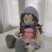 Mi proyecto del curso: Elaboración de muñecas amigurumi románticas. Amigurumi, Arts, Crafts, Crochet, Fiber Arts, Textile Design, To, and Design project by VALERIA CERUTTI - 11.08.2024