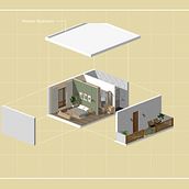 My project for course: Introduction to SketchUp for Architects and Interior Designers. Un progetto di Architettura, ArchVIZ, Architettura digitale, Interior design e Progettazione dello spazio di Hala Fa - 08.11.2024