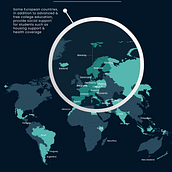 Where can you study abroad for free?. Infographics & Information Design project by bachaouiinfo - 11.09.2024