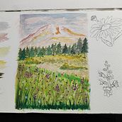 Mi proyecto del curso: Cuaderno de viaje en acuarela. Traditional illustration, Architectural Illustration, Watercolor Painting, and Sketchbook project by Daniela Caruz - 11.09.2024