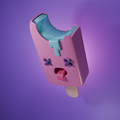 Helado bien frio Ein Projekt aus dem Bereich Design und 3D von 77loveanime77 - 30.10.2024